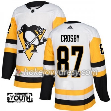 Dětské Hokejový Dres Pittsburgh Penguins Sidney Crosby 87 Bílá 2017-2018 Adidas Authentic